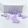 Laço Colorido Transparente Galvanizado Cor AB Acessórios de Joias Acrílicos Acessórios para Cabelo DIY Fivela de Sapato Material para Capa de Celular