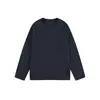 Nanxia Disguise 2025 Otoño Nuevo Camiseta Coreana de Manga Larga Estilo Retro Americano Perezoso Holgada Camiseta Básica para Pareja