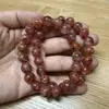 Pulseira de Cristal de Morango Natural Donghai DIY Contas Redondas E-commerce Transfronteiriço Mais Vendido Contas Soltas para Homens e Mulheres Atacado de Fábrica