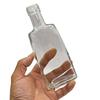 Fornecimento de fábrica material de alta brancura 200 ml garrafa de vinho garrafa de vinho para saúde garrafa de vinho para remédio garrafa de vinho plana