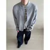 Suéter cárdigan de jacquard radiante con cremallera, nueva colección otoño/invierno 2026, tejido de punto retro unisex