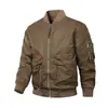 Tops Masculinos Largos Transfronteiriços Primavera e Outono 2026 Jaqueta de Voo Ma-1 Roupa de Trabalho Masculina Casaco de Cara Dura Jaqueta de Baseball