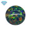 Huagang Gem Round Flat OPAL Imitação OPAL Gem Pedra Nua Sintética OP35 Anéis