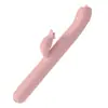 Vibrador de bola giratoria de cuentas de colores, telescópico, vibratorio, calefactor, para lamer la lengua, expansible, con rodillo oscilante, masturbador femenino, stick AV, venta al por mayor