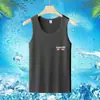 Nuevo chaleco de sudoración para hombre para verano, adecuado para usar en capas, fitness, deportes, camiseta sin mangas casual de moda para hombre, secado rápido, adecuado para vendedores ambulantes