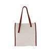Bolsa de Tote de Lona de Algodón Vintage Personalizada con Tu Propio Diseño, Bolso de Hombro de PU para Mujer, Regalo para Estudiantes, de Alta Gama y Práctico