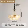 Iluminación de Sala de Estar Colorida de Lujo Ligero Estilo Francés, Lámpara de Comedor Moderna Minimalista de Cristal Estilo Italiano, Candelabro Creativo de Perlas para Dormitorio Principal