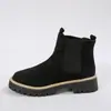 Botas Martin de ante para pareja otoño e invierno botas desierto casual retro de mujer botas de trabajo botas Chelsea cortas zapatos de caña alta para hombre