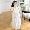 Vestido de Maternidad Xmf 2026 Nuevo Verano Nuevo Estilo Chino Gama Alta Tencel Delgado Bordado Falda de Longitud Media Ropa de Verano