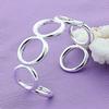 Joyería de comercio exterior pulsera o sencilla de moda plateada Europa y Estados Unidos más vendida suministro en stock pulsera al por mayor YB058