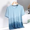 Hong Kong camelo gelo seda camiseta de manga curta verão masculino malha respirável secagem rápida solta legal esportes casual camiseta