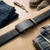 Vendedor quente de e-commerce transfronteiriço 3,5 CM Couro Bovino de Camada Superior Masculino Casual de Alta Qualidade Fivela Automática Cinto de Couro com Venda por Atacado no Local