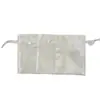Bolsa de Satén de Seda con Cordón, Bolsa de Tela de Satén, Bolsa de Regalo para Cosméticos Joyería, Bolsa para Empaque de Joyería, Bufanda de Seda 10*15cm