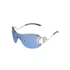 Serpiente espiritual wacky conjoined gafas de sol retro estilo western encanto Y2k gafas de sol transfronterizas gafas de moda de alta calidad para mujer