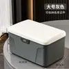 Caja de almacenamiento con protección de contraseña para objetos de valor, caja de almacenamiento de plástico para documentos privados, caja de almacenamiento con cerradura para organización del hogar y del coche