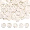 Protetores de dedo para unhas descartáveis, luvas de borracha antiestáticas sem poeira de látex para beleza de unhas para uso em salões de beleza