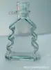 Árvore de Natal Plana Vidro Transparente Frasco de Aromaterapia de Seda 100ml200ml Frasco de Óleo Essencial de Perfume Arranjo de Flores Vaso Pequeno
