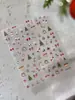 Pegatinas para Uñas de Hormiga Estampado en Caliente Pegatinas de Árbol de Navidad Manzana Navidad Nuevo Estilo Decoraciones para Uñas Venta al por Mayor de Fábrica YT9284