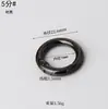 Anillo de resorte de aleación de zinc en stock anillo circular abierto accesorios de herrajes para bolsos hebilla de resorte de conexión para correa de hombro de bolso