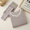 2026 Nuevo Conjunto de Ropa Interior Térmica Adelgazante para Mujer, Capa Base Versátil, Conjunto Delgado Sin Costuras de Top y Pantalones para Otoño e Invierno