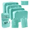 2025 Novas Sacolas Organizadoras Populares para Cosméticos, Mudança, Viagem, Conjunto de Sete Peças para Roupas, Colchas, Roupa Íntima, Desktop Atacado