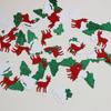 Confeti de Mesa de Navidad Alce Copo de Nieve Estrella de Cinco Puntas Lentejuelas para Lanzar Suministros para Fiesta de Navidad Regalo Accesorios DIY