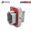Dt13-8P Conector Automotivo 8 Furos Pino Curvo Soquete Conector à Prova d'Água Macho-Fêmea Acoplamento Chicote de Fiação Plug