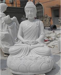 天然大理石石雕孔子像 中式人物3
