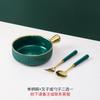 Conjunto de pratos Salah Bowl Tigela de cerâmica Tigela de louça para uso doméstico em estilo japonês Tigela para uma pessoa Pauzinhos Tigela de macarrão Tigela de sopa Tigela de macarrão Tigela de arroz