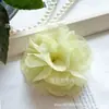 Flor Rosa de Chiffon 8cm Feita à Mão DIY Flor 3D Acessórios para Presilha de Cabelo Acessórios para Roupas Produtos Semi-acabados Fabricante Atacado