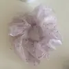 Goma para el pelo de Malla con Pedrería de Ensueño para Primavera y Verano, Sencilla y Transpirable, Estilo Fresco, Goma para Cola de Caballo Baja para Mujeres