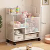 Estante de Armazenamento de Brinquedos para Bebês e Crianças de Chão Removível Estante de Armazenamento Doméstico Estante de Brinquedos Simples Classificação e Organização Armazenamento