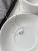 Collar de Plata de Ley S925 Estilo Coreano con Lazo para Mujer Lujo Accesible Gama Alta Diseño de Nicho Ins Cadena Versátil Simple para Clavícula