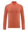Camisa nueva de manga larga con media cremallera de secado rápido para primavera y otoño, camiseta atlética transpirable para deportes y fitness, entrenamiento, running y como camiseta de entrenador