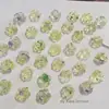 12mm Transparente Dos Tonos Pintura al Óleo Rosa Camelia Con Cuentas Cadena para Teléfono Móvil Pulsera Accesorios para Joyería DIY Venta al por Mayor