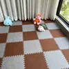 Tapete de Espuma para Cabeceira de Quarto Tapete de Chão Carpete de Quarto Resistente à Sujeira Instalação Completa Absorção de Choque Isolamento Acústico Tapete de Chão Puzzle Sem Manutenção