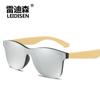 Nuevas gafas de sol polarizadas para hombre y mujer, clásicas, con película de color, con base de bambú Moso. Gafas de bambú transfronterizas de AliExpress 2842.