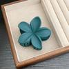 Pinza para Flores Transfronteriza de Alta Gama Color Sólido Esmerilado Horquilla Pinza de Tiburón Horquilla Temperamento Tocado Accesorios para el Cabello Venta al por Mayor