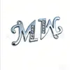 Nuevo Llavero de Metal con Incrustaciones de Diamantes de 26 Letras, Colgante para Bolso, Colgante Sencillo para Collar, Accesorios DIY, Venta al por Mayor
