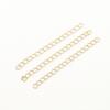 Color Oro Verdadero 18K Conservación del Color Galvanizado Cadena de Cola de Extensión Gotas de Agua de Amor Accesorios de Broche de Langosta para Joyería Hecha a Mano DIY Collar Pulsera