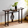 Mesa de Entrada Estilo Chino Nuevo Ft Mesa Larga Super Estrecha Mesa de Suministro Simple Moderna Mesa de Vista Lateral de Pared de Lujo Ligero Zen Entrada