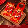 2026 Envelopes Vermelhos de Ano Novo Festival da Primavera Ano do Cavalo Bolsas de Envelopes Vermelhos Pendente de Porta Tridimensional Presente de Retorno Envelopes Vermelhos de Cem Yuan Mil Yuan