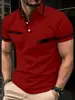 Camisa Polo Casual de Verano de Manga Corta para Hombre Amazon Hombres Europeo Americano Amazon
