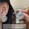 Brincos de Pino de Aço Oval Irregular Exagerados Europeus e Americanos Nicho Simples Novo Brincos da Moda Femininos