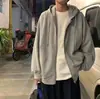 Ropa suelta transfronteriza para hombre Nueva chaqueta cárdigan con cuello alto Chaqueta casual versátil Sudadera deportiva de manga larga de moda para hombre