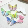 Accesorios de resina de mariposa degradada al por mayor, pegamento de gota de cristal DIY, pegamento de crema, funda de teléfono, decoración de llavero