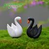 Decoração de paisagismo de tanque de peixes Feliz algas marinhas Bola Musgo Micro Paisagem Ecológica Garrafa Ganso Pato Decoração de frango