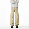 Pantalones de hombre 2026 primavera/verano nueva marca de moda pantalones de trabajo, corte recto holgado versátiles pantalones largos, pantalones de paracaidista de verano