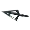 Flecha Black Widow 100 Grãos Caça ao Ar Livre Trident Trident Trident Trident Threaded Arrowhead Target Head Fábrica de Arco e Flecha Venda Direta