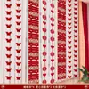 Quarto de Casamento Longo Layout de Personagem Feliz terno Borboleta Flor Decoração de Casamento Casa Nova Quarto Sala de Estar Mulher Cortina Pingente